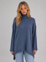 Xanthe | Oversized Roll Neck Jumper Sweater Longline
