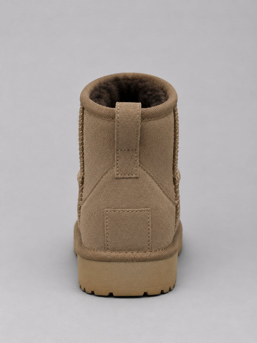 Edith | Black Suede Leather Winter Ankle Boots