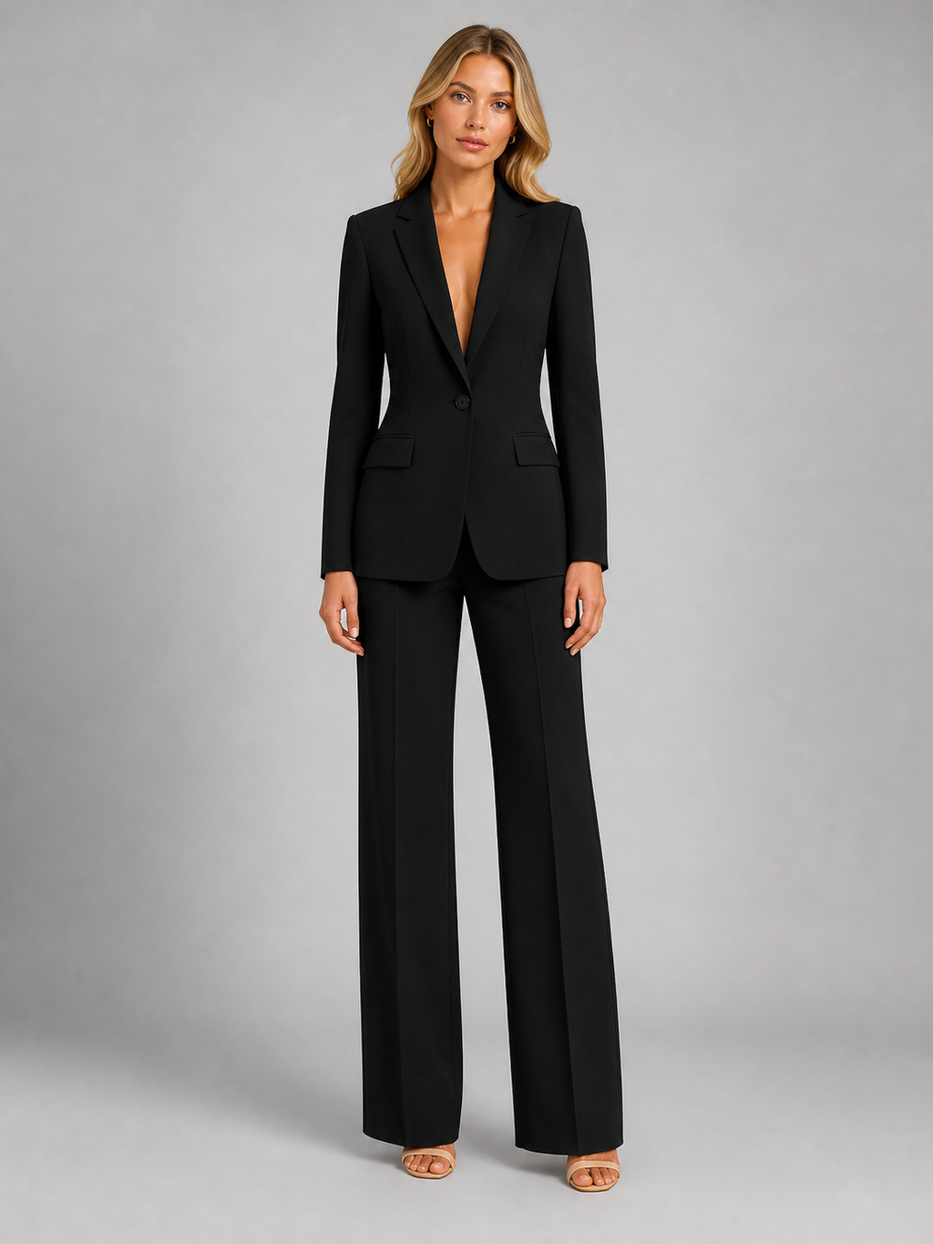Genevieve | Office Clothes For Women Tailored Blazer Trouser Set