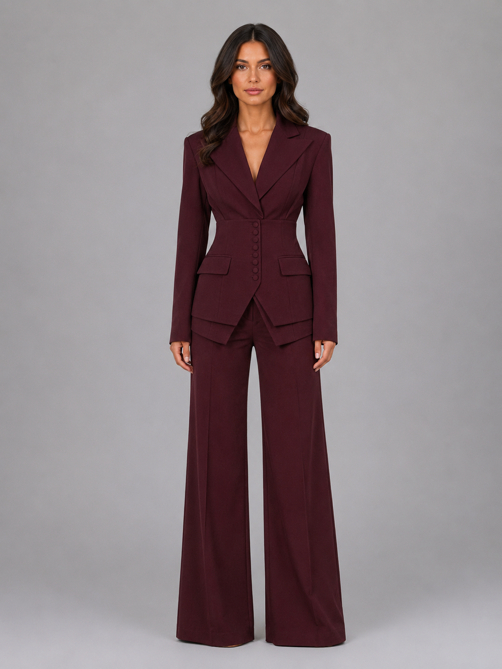 Fenella | Trouser Suits For Female Wedding Guests Wide Leg