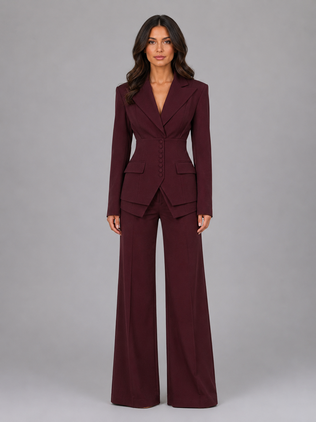 Fenella | Trouser Suits For Female Wedding Guests Wide Leg