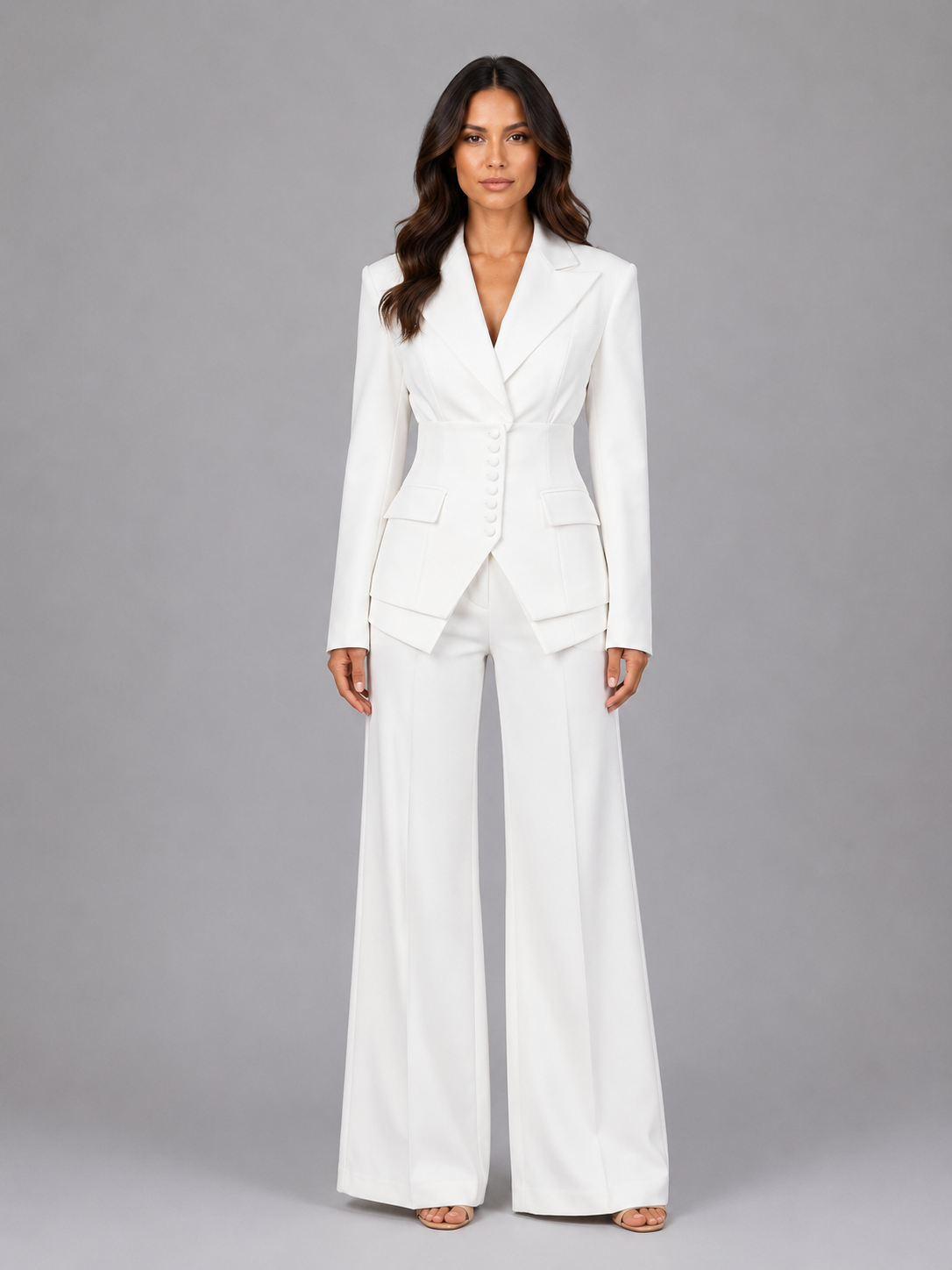 Fenella | Trouser Suits For Female Wedding Guests Wide Leg