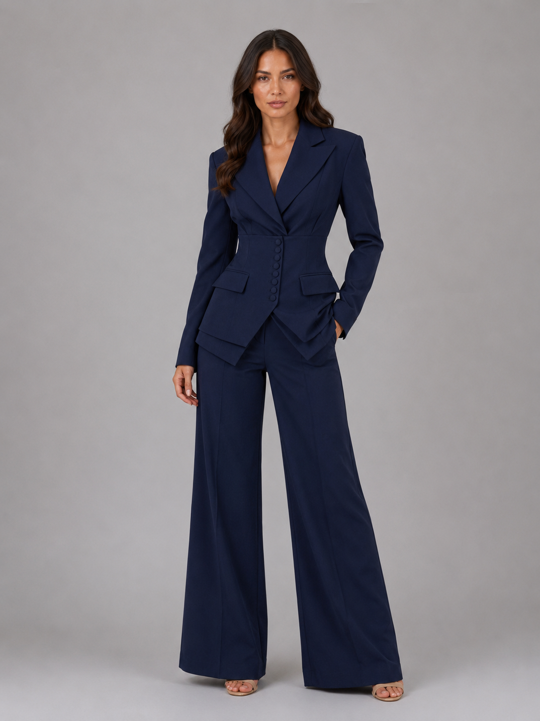 Fenella | Trouser Suits For Female Wedding Guests Wide Leg