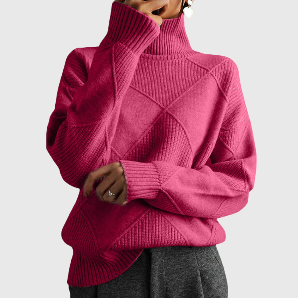 Oriane | Women's Turtleneck Sweater Dress for Layering & Work