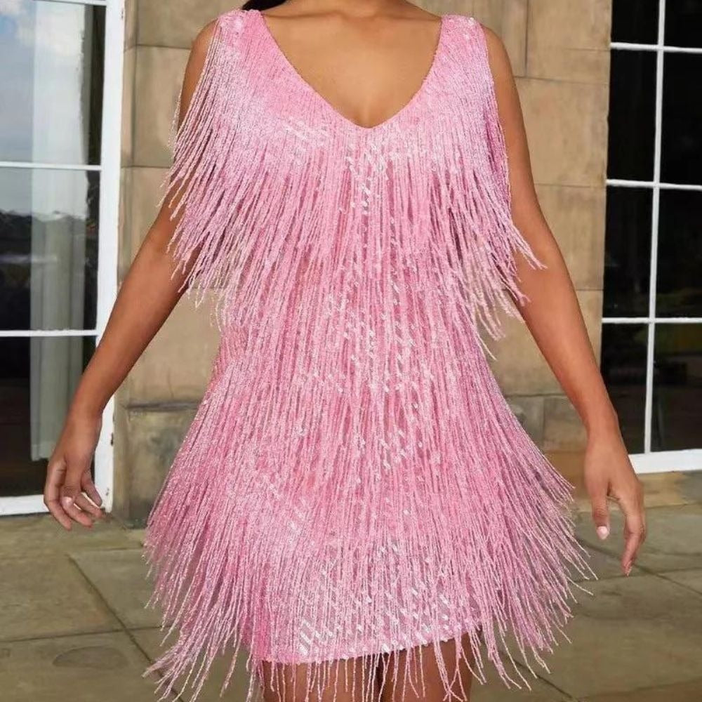 Delphine | Women's Sequin Cocktail Dresses Mini Bodycon