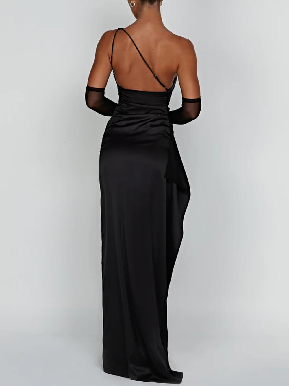 Honorine | Satin Slip Dress Maxi Elegant Wedding Guest