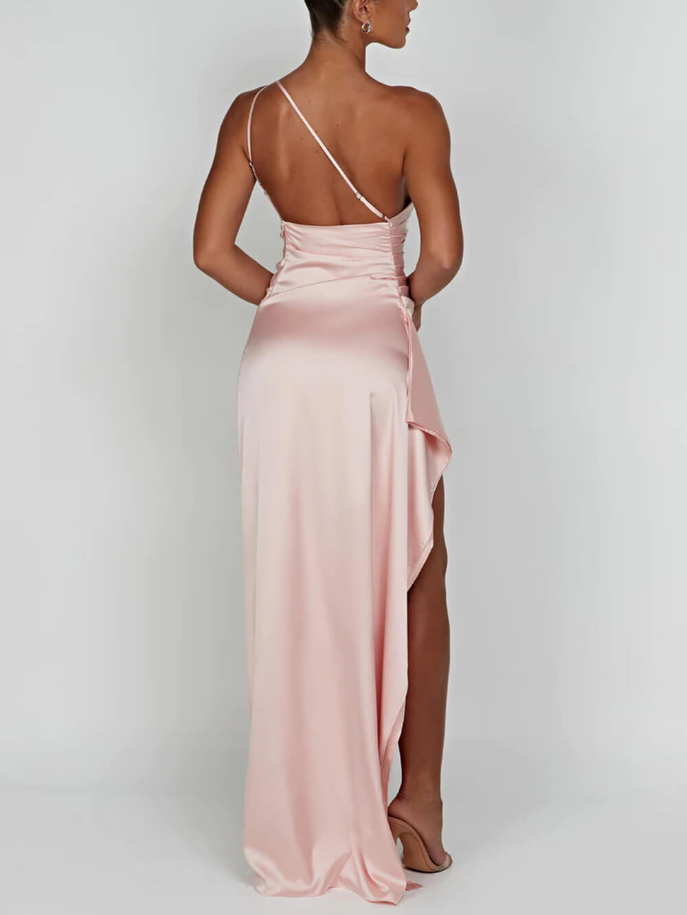 Honorine | Satin Slip Dress Maxi Elegant Wedding Guest