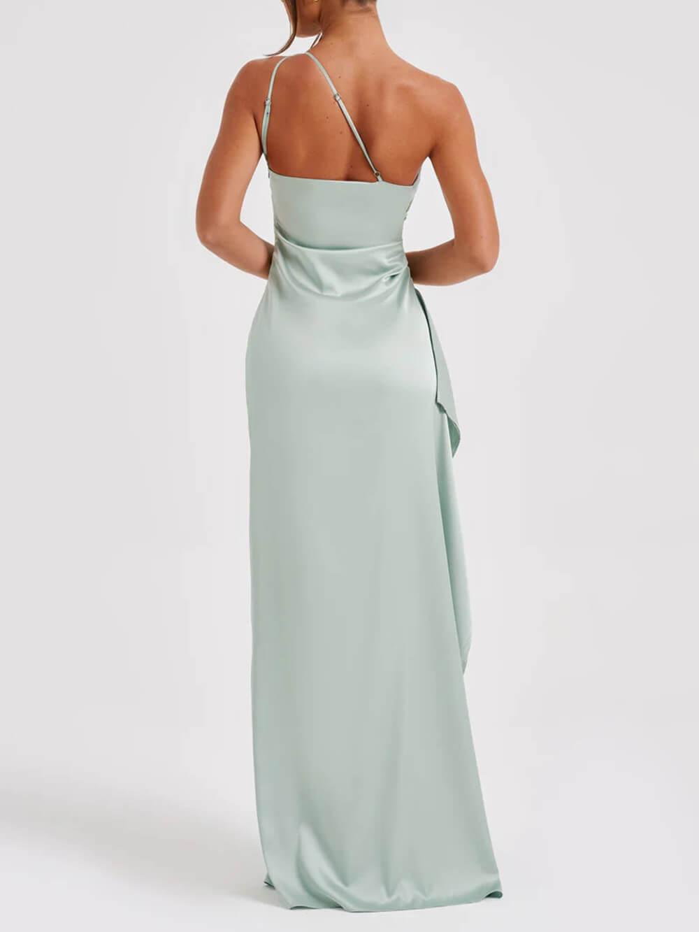 Honorine | Satin Slip Dress Maxi Elegant Wedding Guest