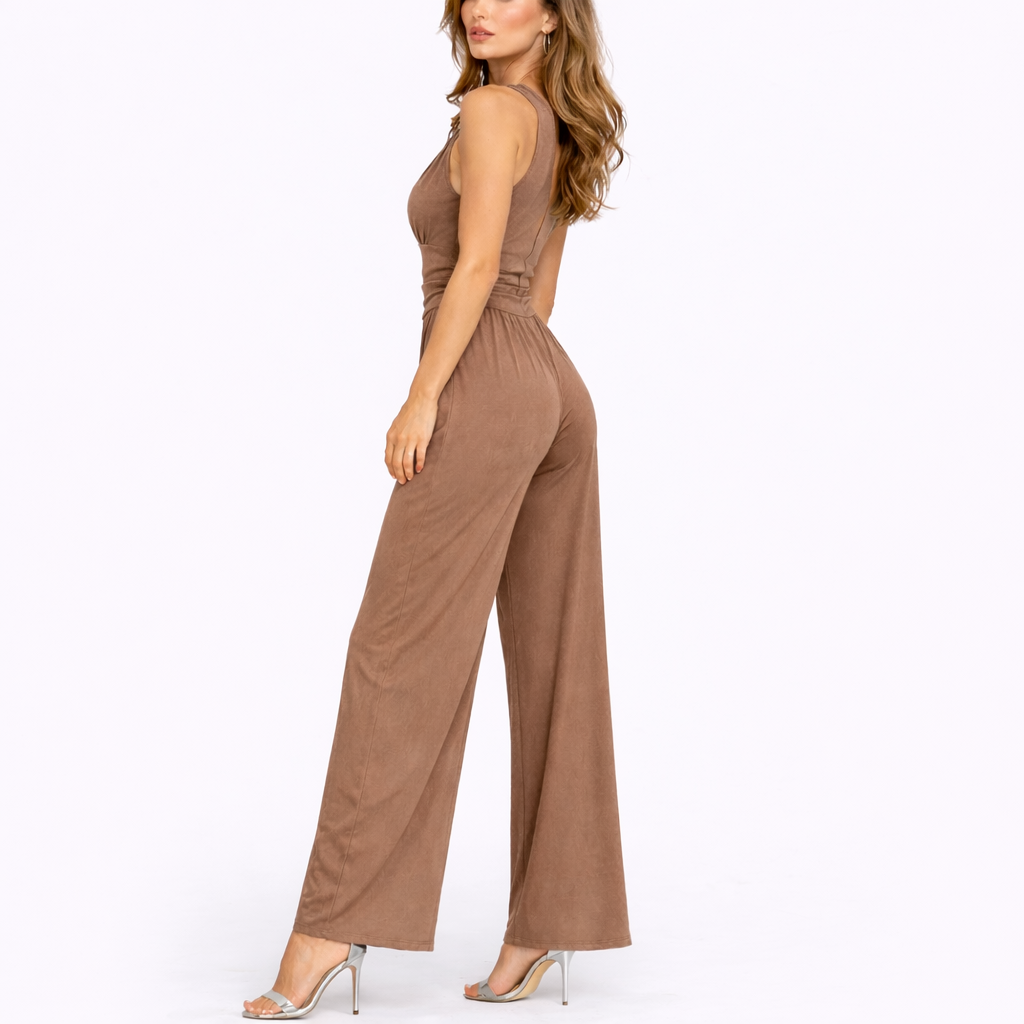 Quintessa | Strapless Wide Leg Jumpsuit Evening Occasion