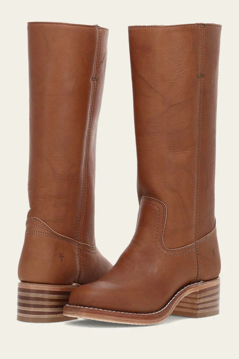 Celeste | Womens Motorcycle Boots in Western Leather