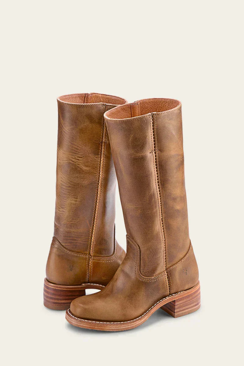 Celeste | Womens Motorcycle Boots in Western Leather