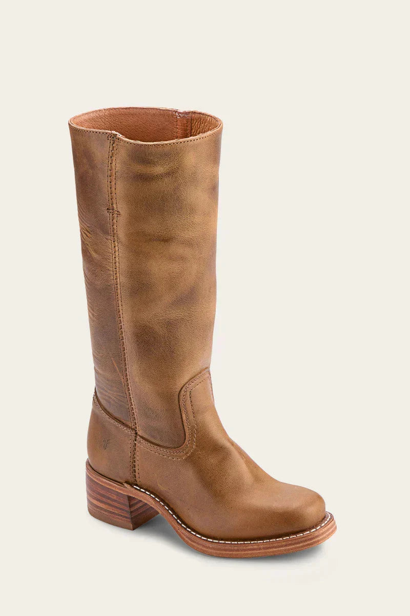 Celeste | Womens Motorcycle Boots in Western Leather
