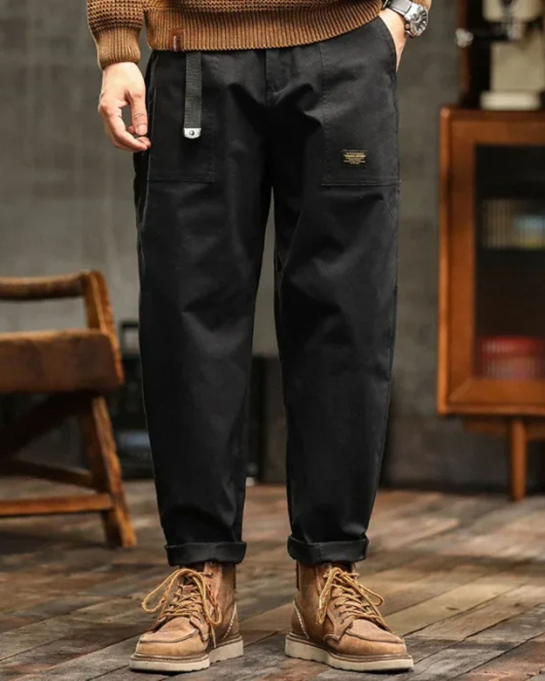 Liliana | Wide Leg Cargo Pants With Pockets Relaxed Utility