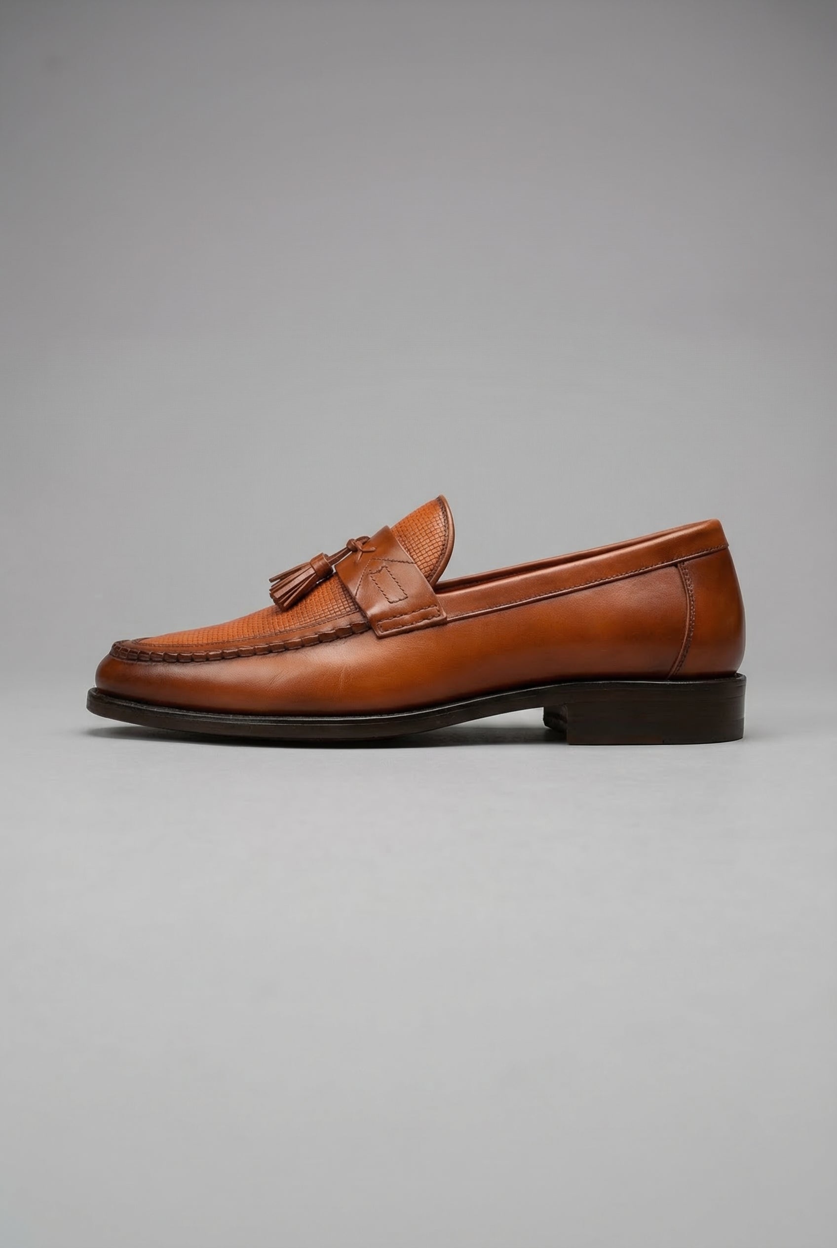 Bastian | Woven Tassel Slip On Loafers Smart Casual Footwear