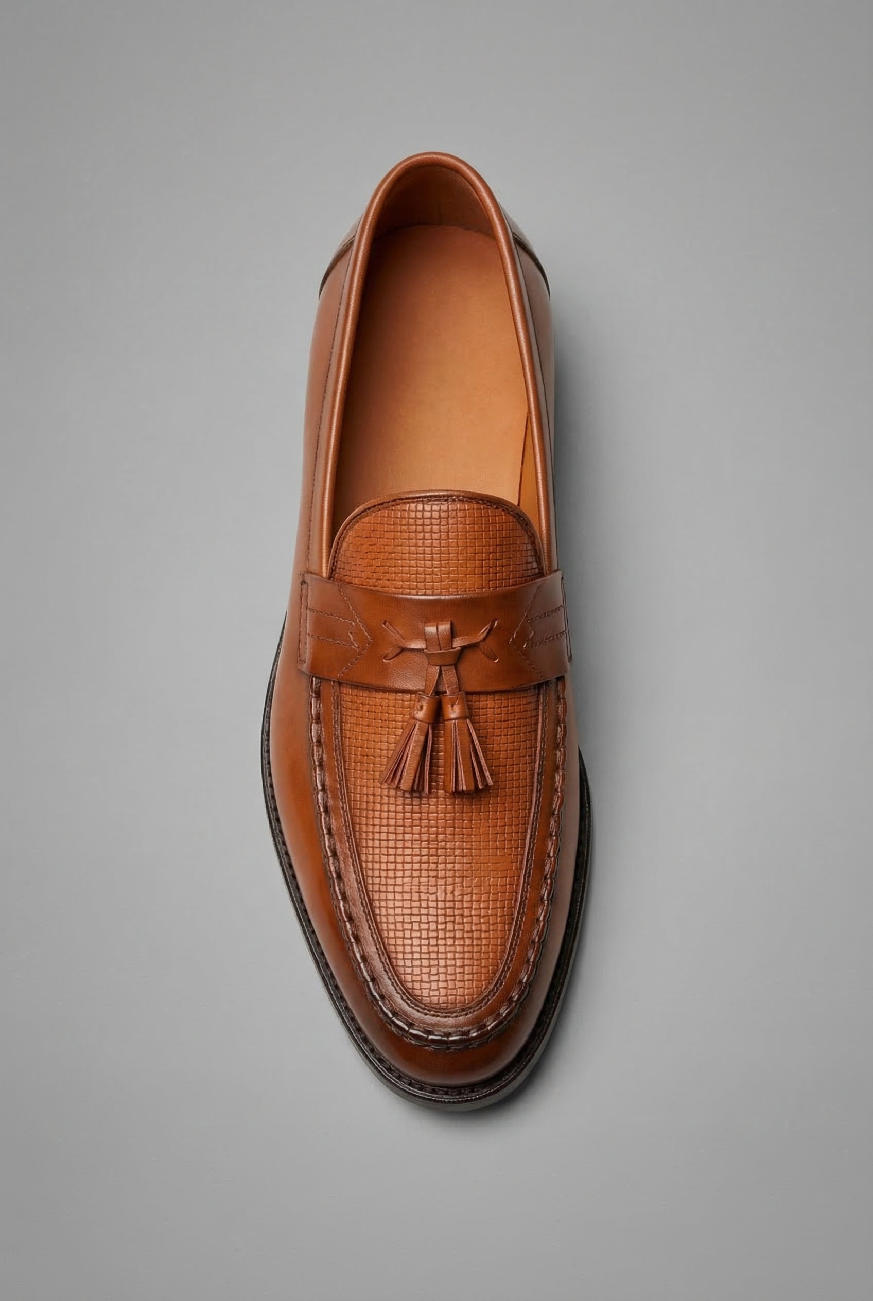 Bastian | Woven Tassel Slip On Loafers Smart Casual Footwear