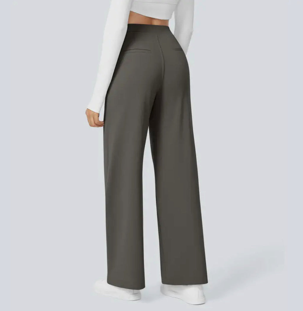 Octavia | Women Wide Leg Trousers High Waist Tailored Casual