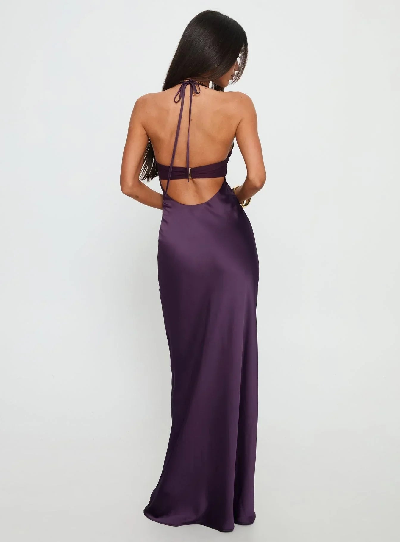 Romilly | Floral Halter Maxi Dress For Wedding Guest Summer
