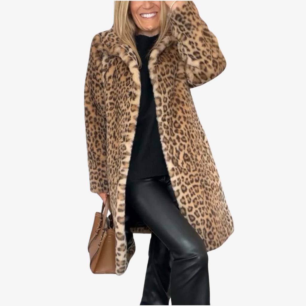 Leonie | Long Black Puffer Coat Winter Longline Full Length — Beige