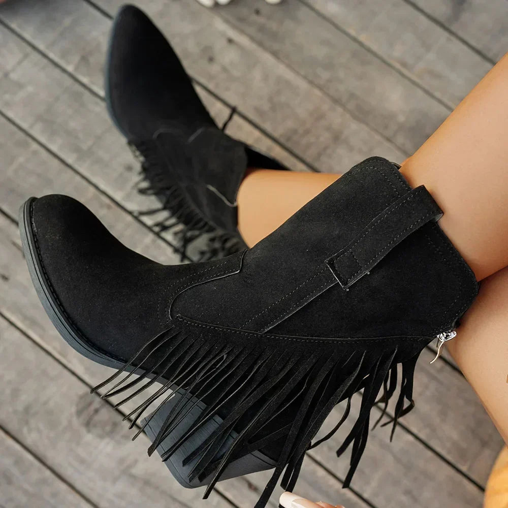 Sylvie | Soft Leather Wide Fit Calf Extra Thigh High Ankle Boots — Style 6