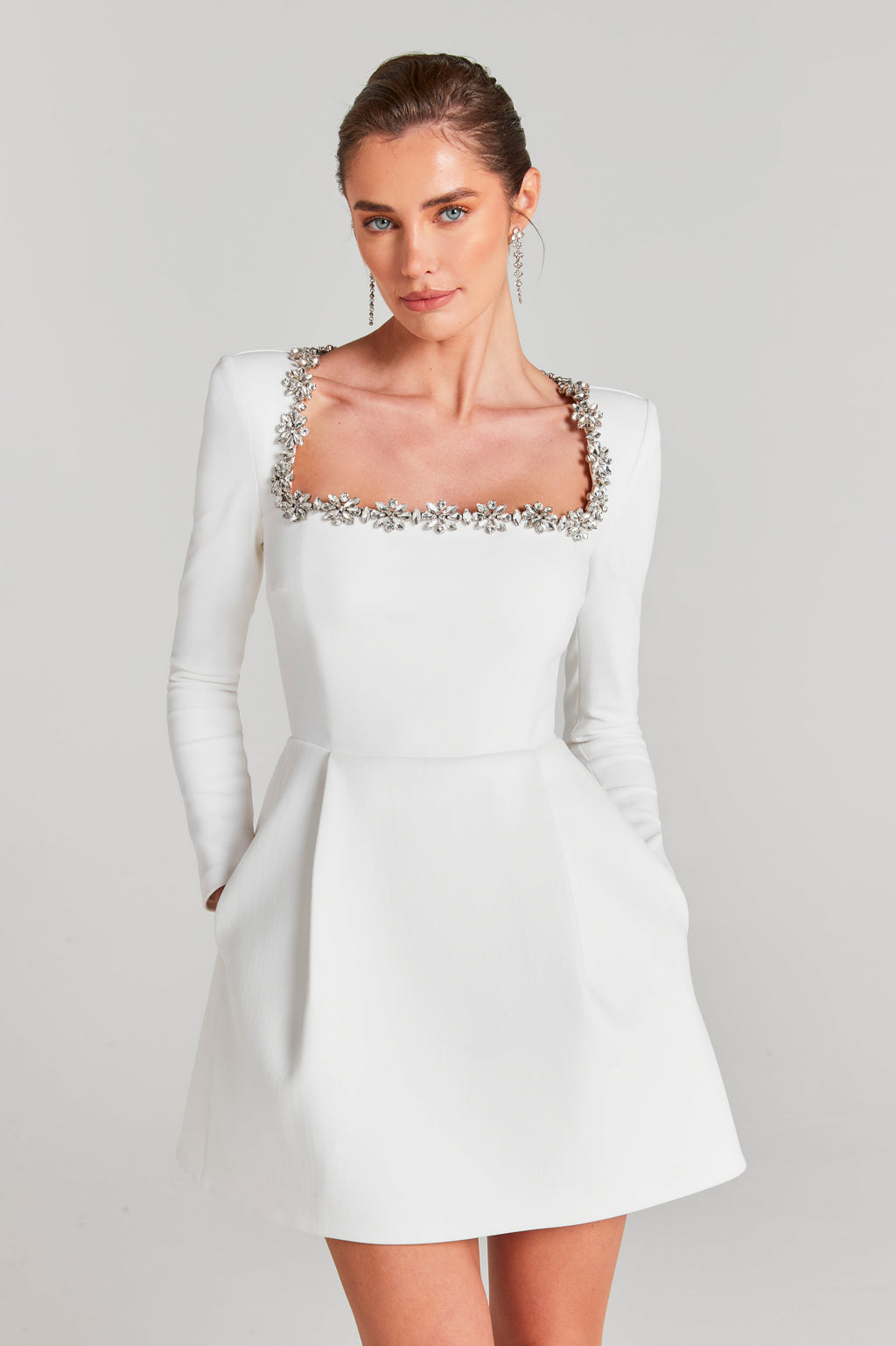 Floriane | Women's Velvet Mini Cocktail Dresses For Evening