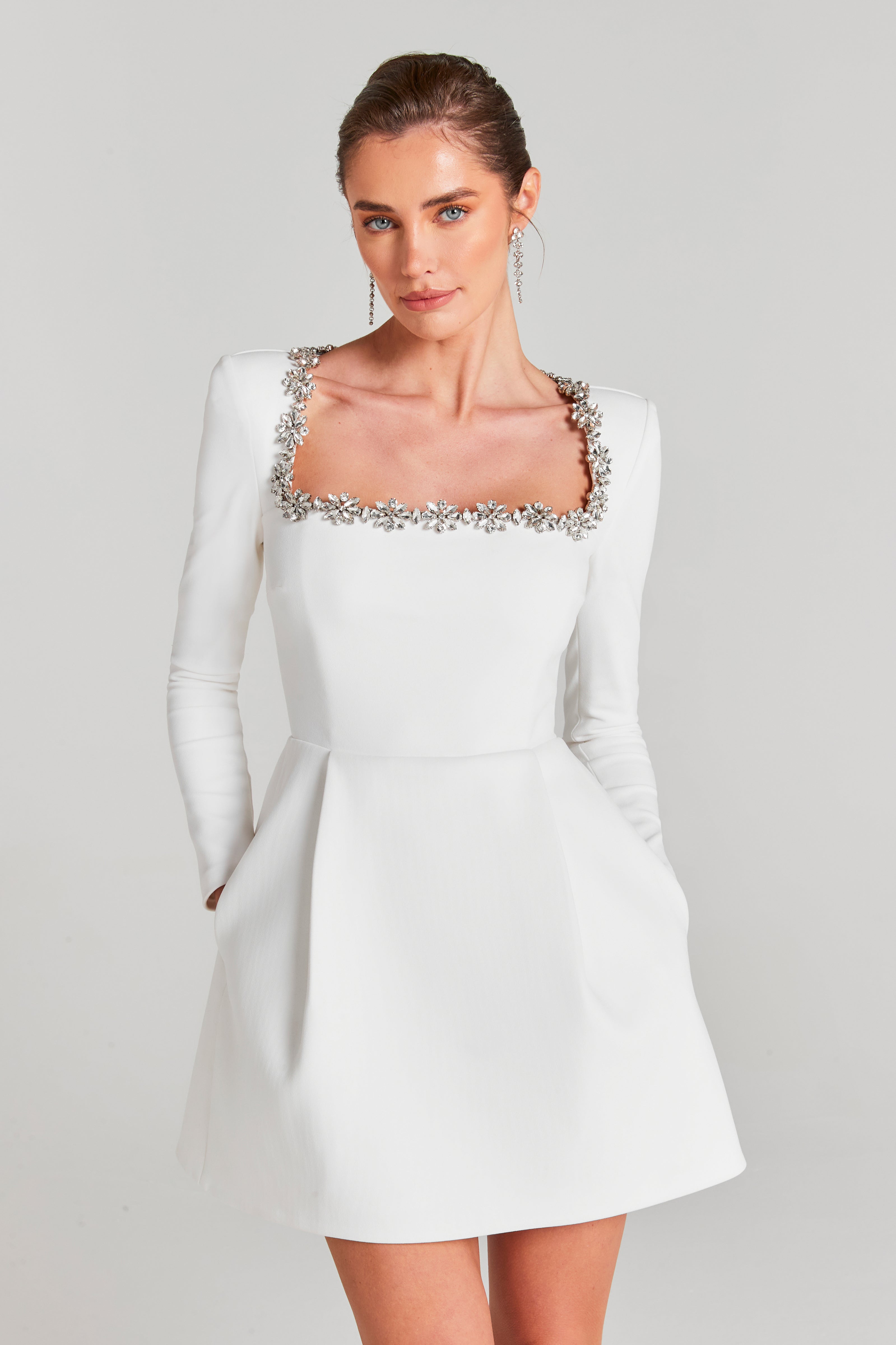 Floriane | Women's Velvet Mini Cocktail Dresses For Evening
