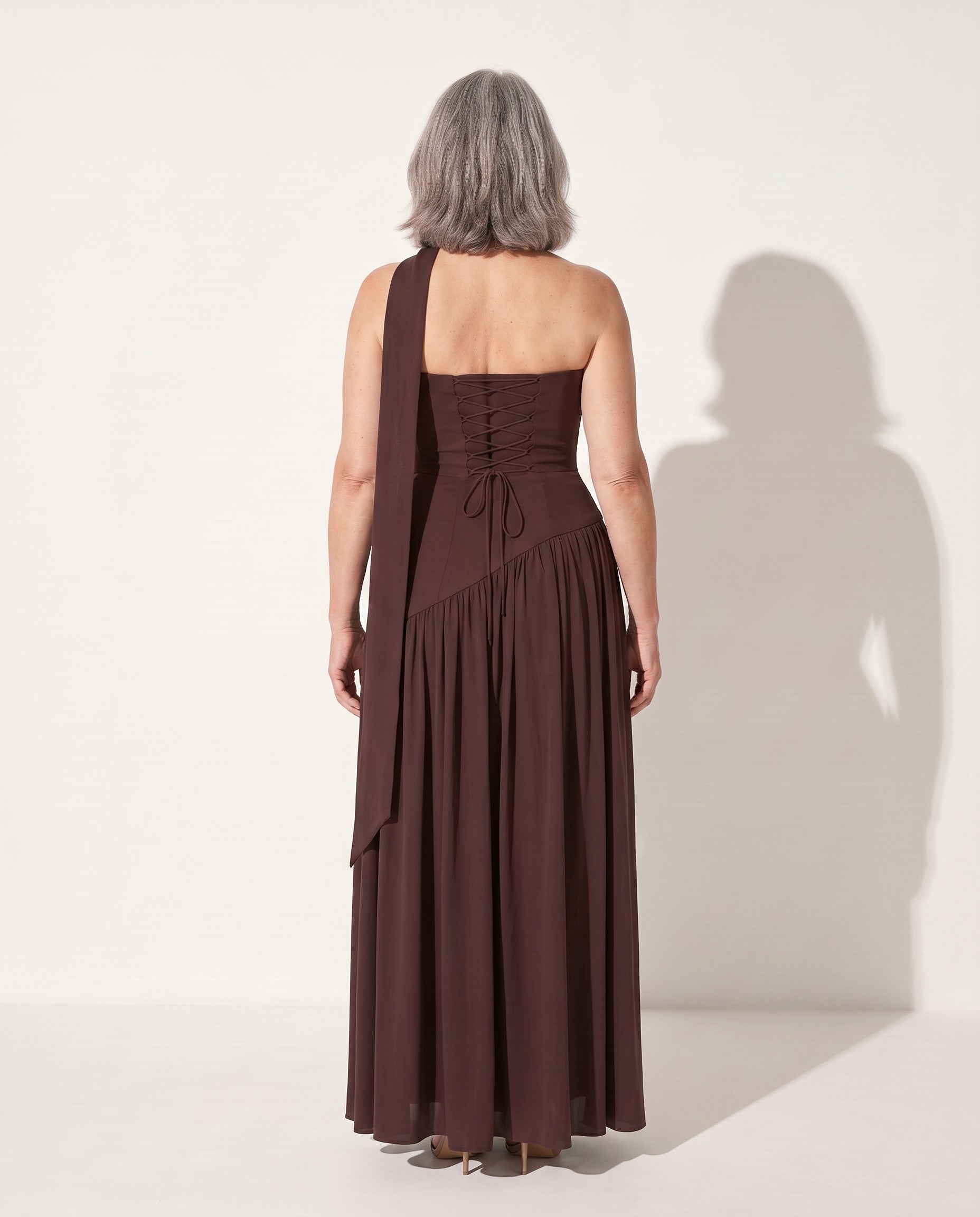 Floriane | Plus Size Special Occasion Dresses Corset Maxi — achterkant
