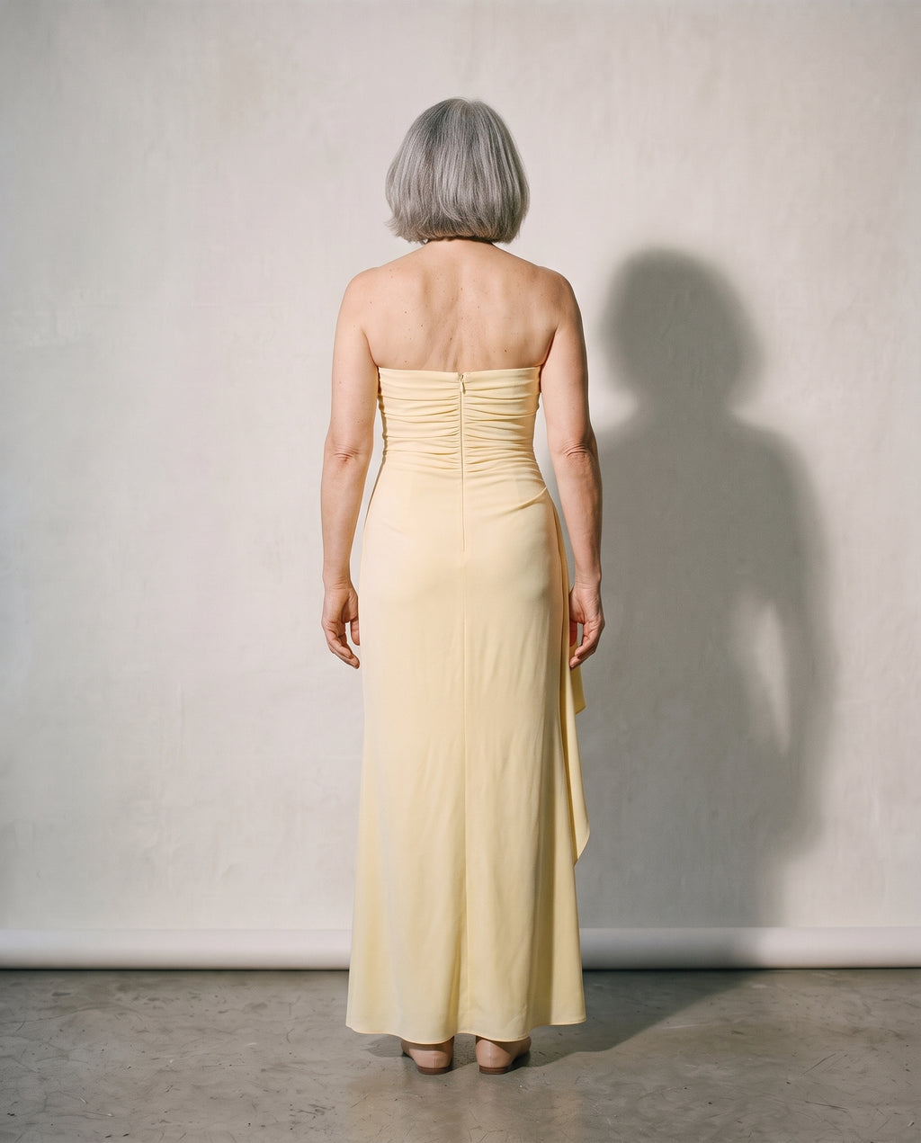 Penelope | Women's Strapless Party Gown For Evening Occasions — achterkant
