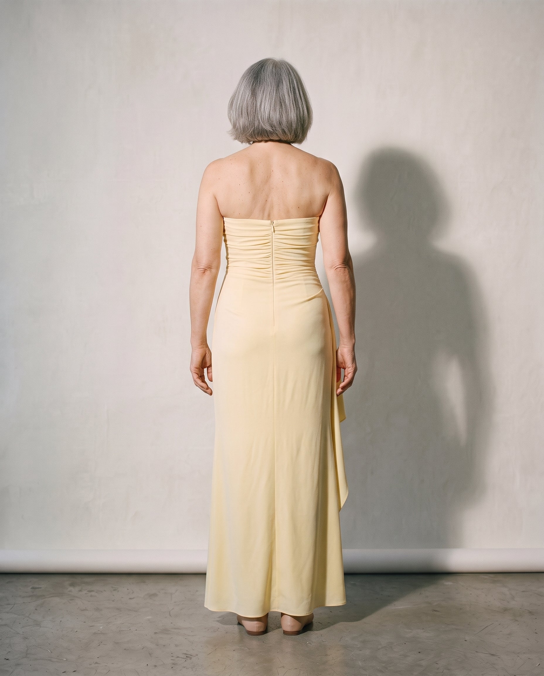 Penelope | Women's Strapless Party Gown For Evening Occasions — achterkant