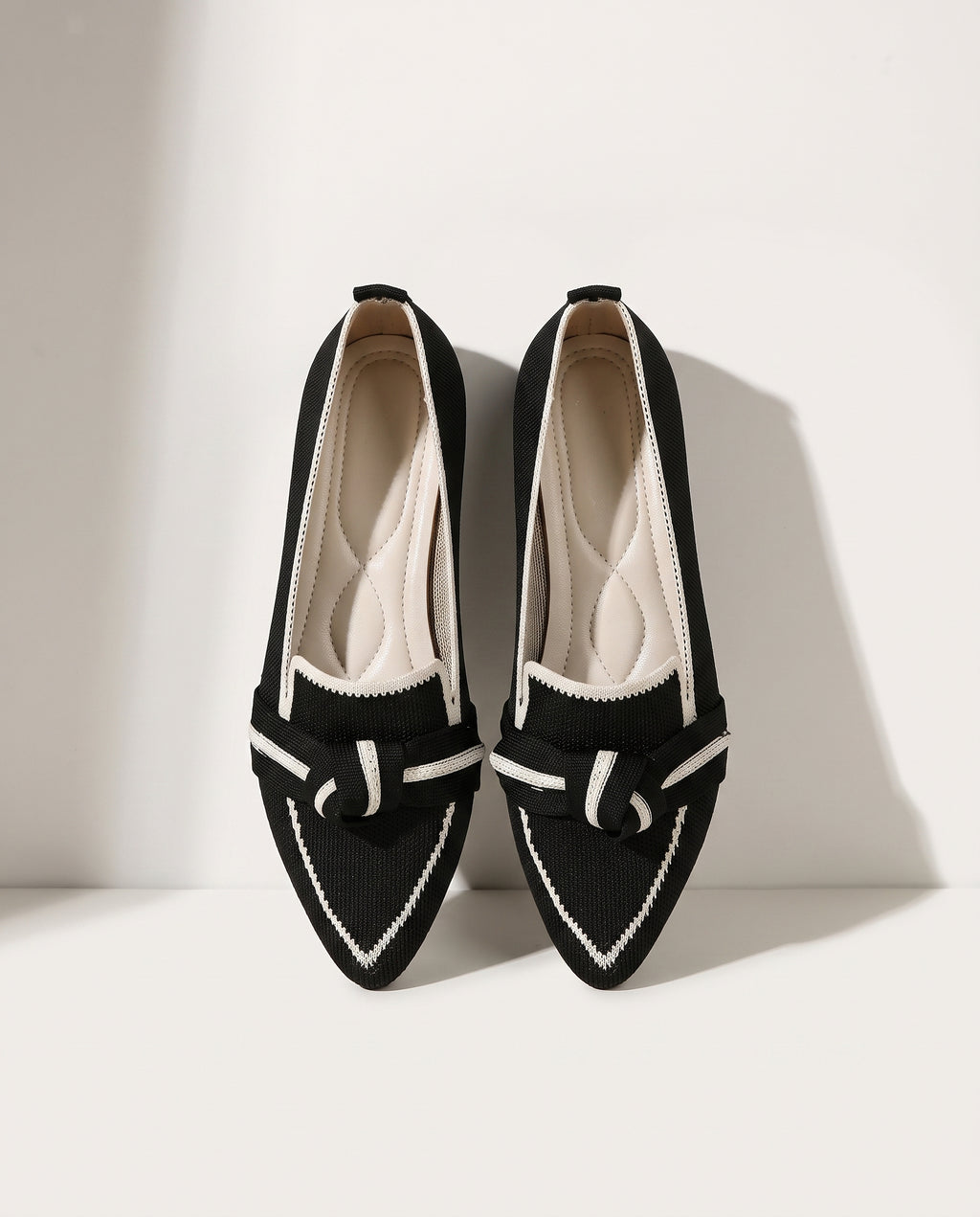 Lucinda | Pointed Toe Heeled Loafers For Work & Weekend — Black