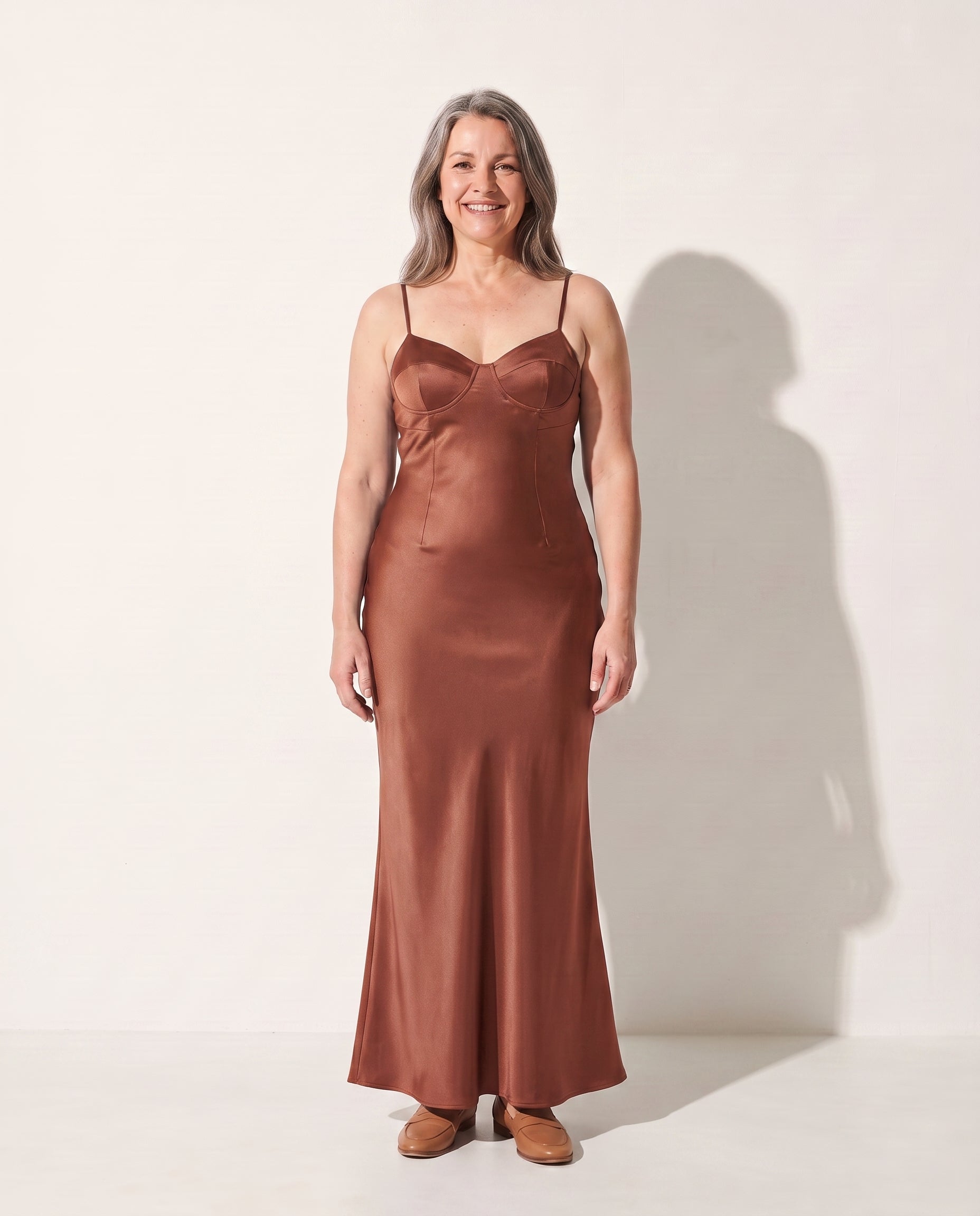 Odette | Ball Gown Wedding Dress Floor-Length Sweetheart — Bronze