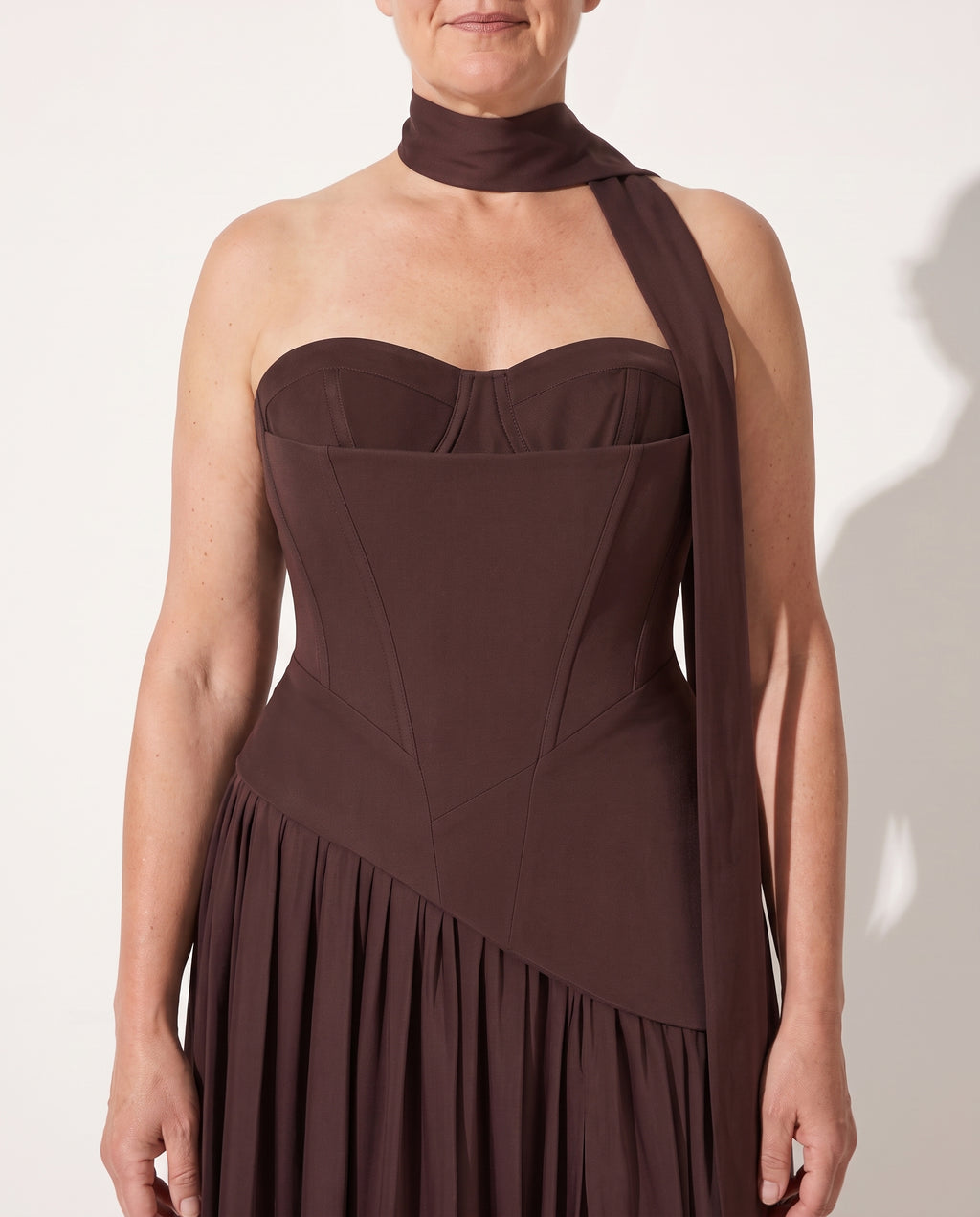 Floriane | Plus Size Special Occasion Dresses Corset Maxi — detail
