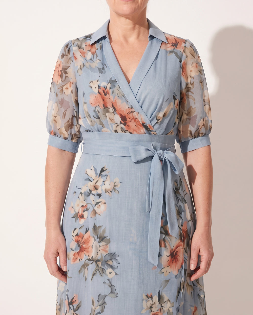 Sabine | Floral Bridesmaid Dresses Flowing Maxi Wedding Guest — detail