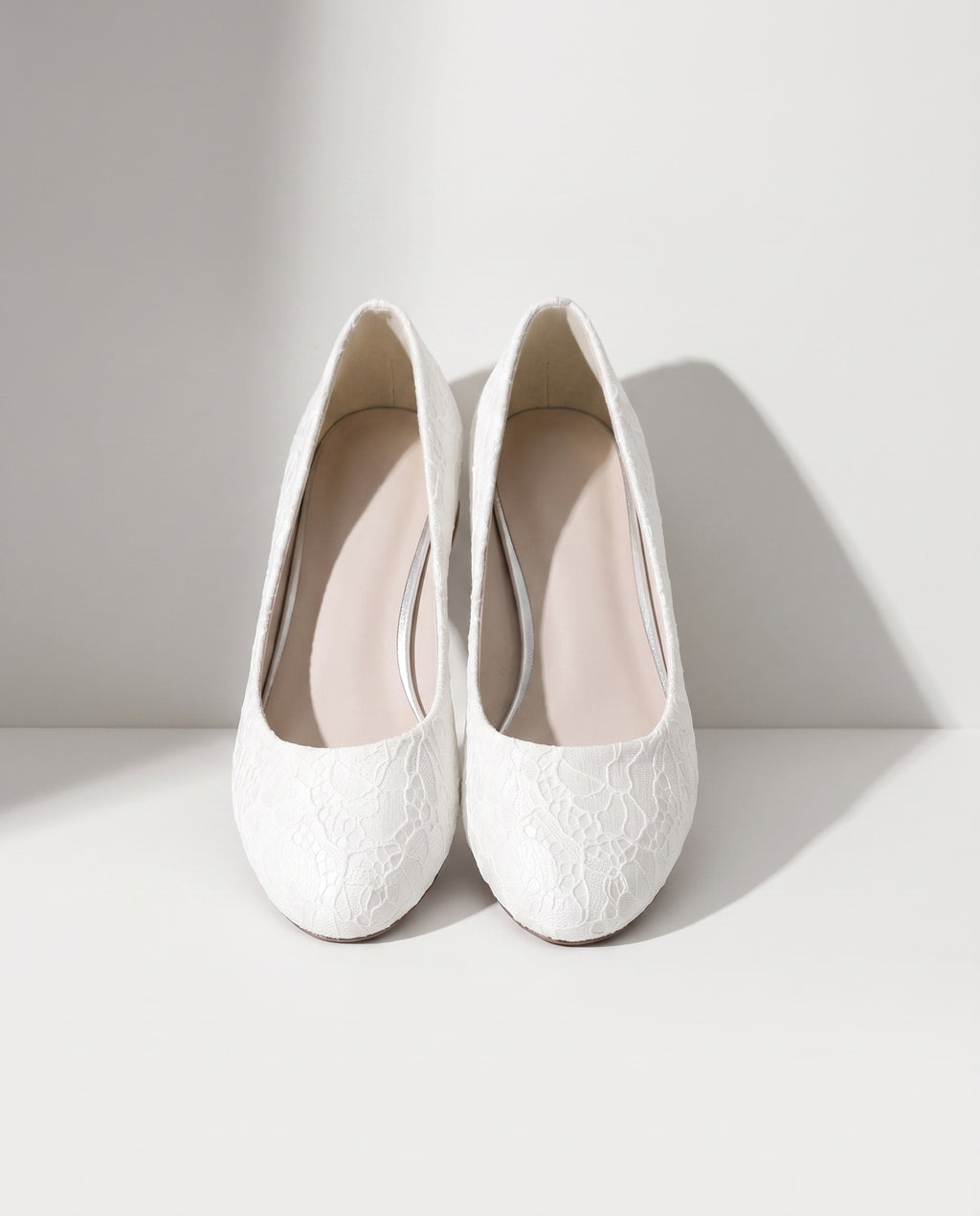 Henriette | Low Heel Lace Wedding Shoes In Five Timeless Shades — detail