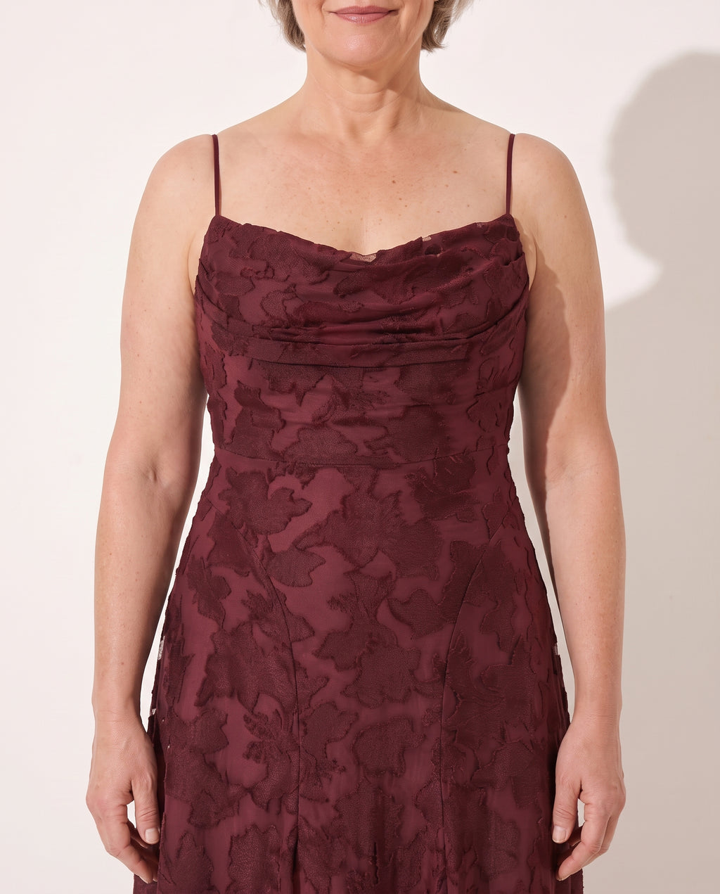 Lucinda | Wrap Maxi Dress in Lace – Wedding Guest & Gala — detail