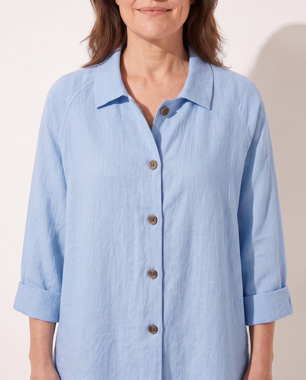Henriette | Lightweight Button Front Jackets For Women — detail