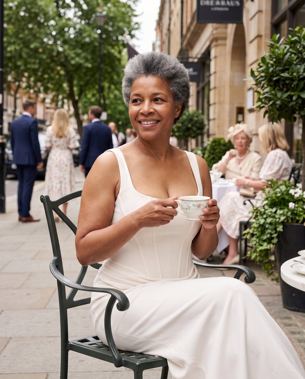 Octavia | Plus Size Special Occasion Dresses Corset Maxi — lifestyle