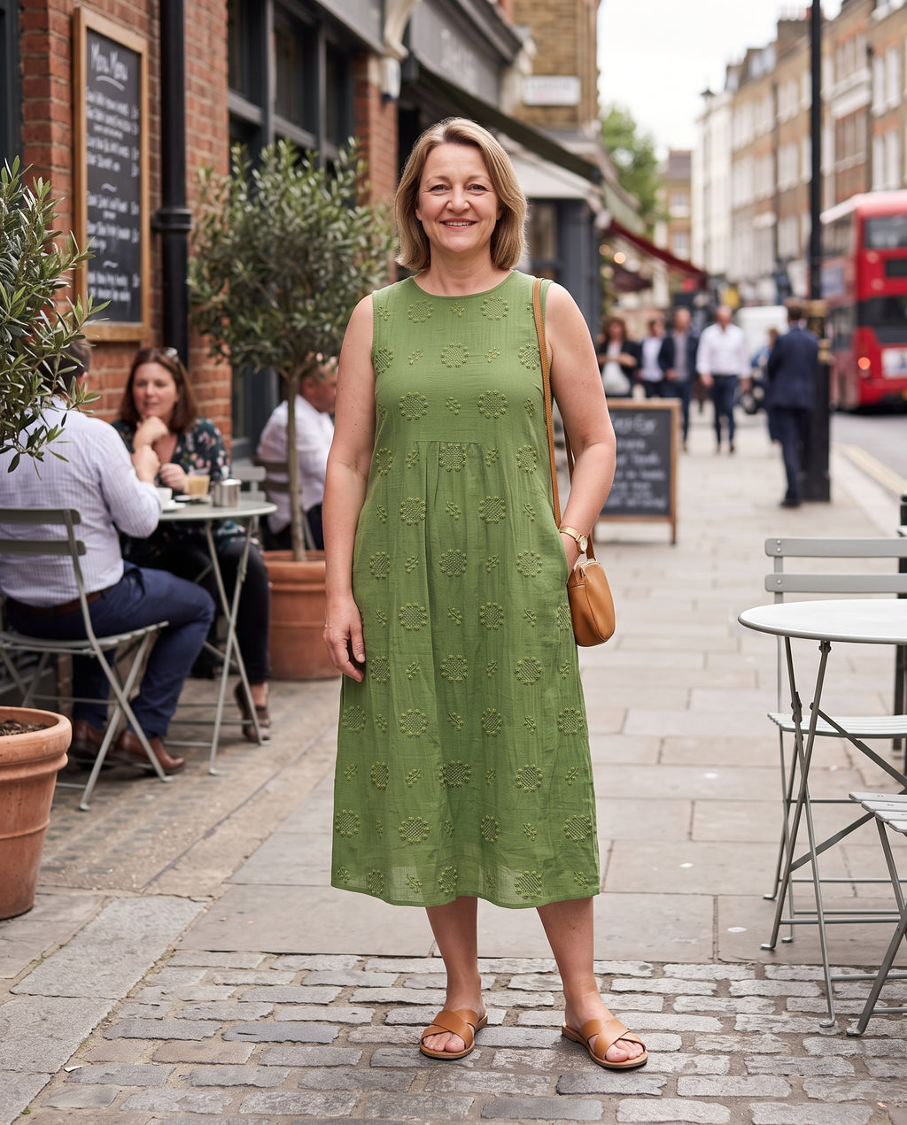 Eloise | Elegant Embroidered Dresses For Women With Pockets — lifestyle