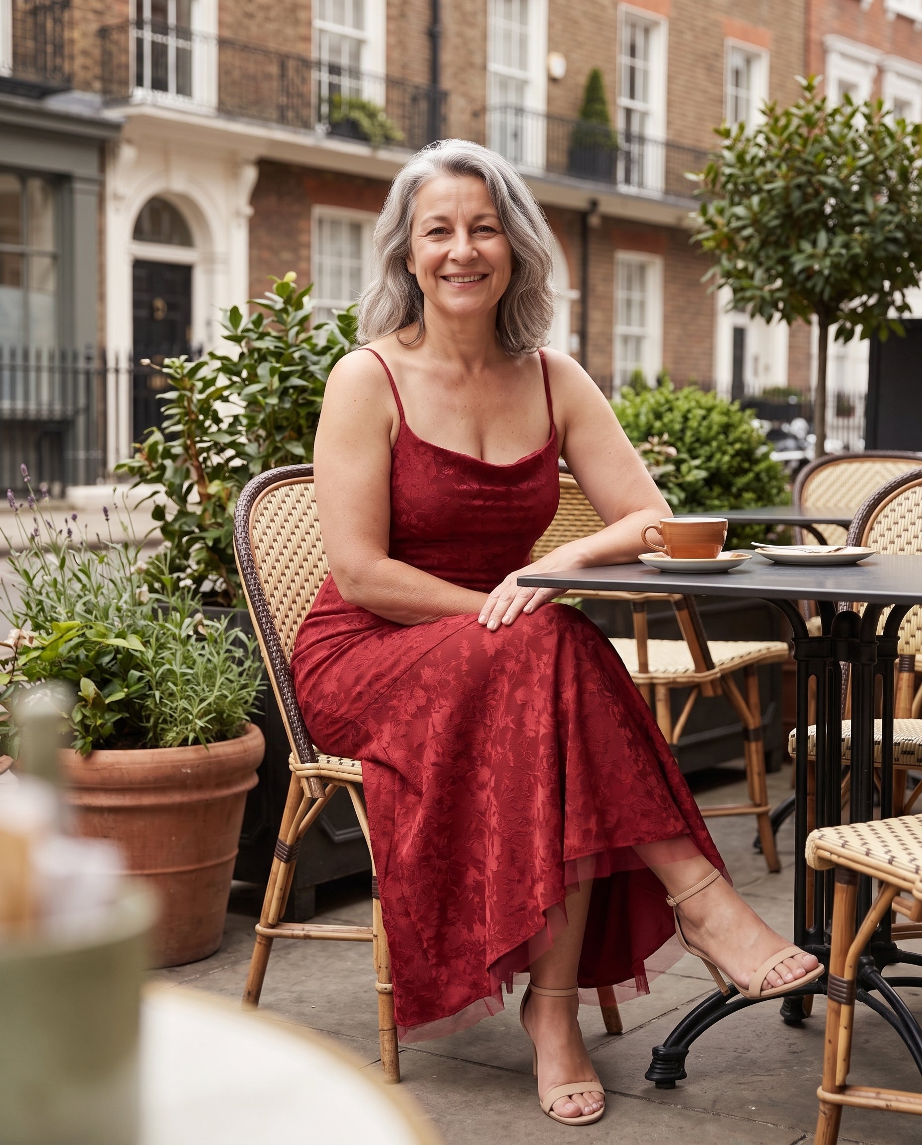 Octavia | Evening Maxi Dresses with Cowl Neck for Occasion Wear — lifestyle