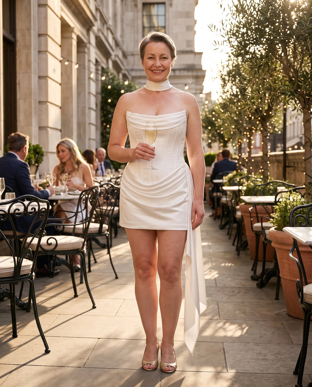 Thalia | Party Dresses For Women Corset Satin Mini — lifestyle