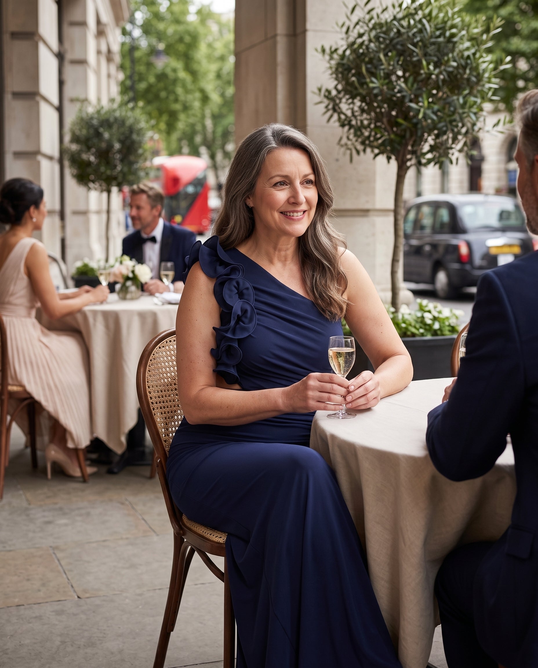 Bryony | Wedding Guest Dresses With Sleeves Ruffle Maxi — lifestyle