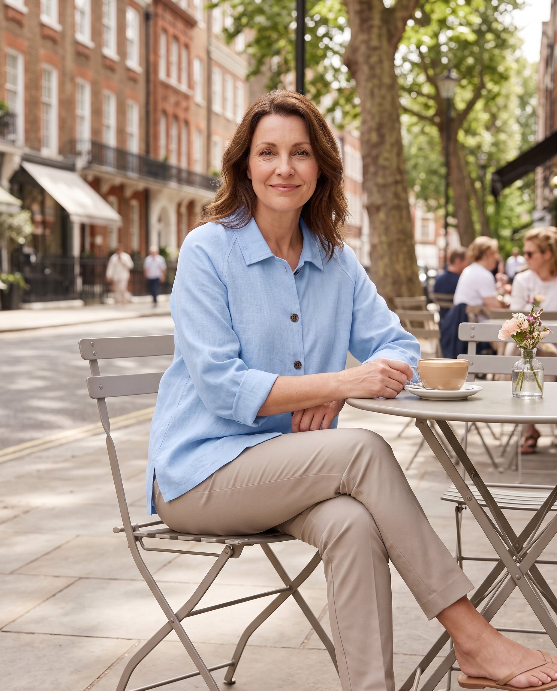 Henriette | Lightweight Button Front Jackets For Women — lifestyle