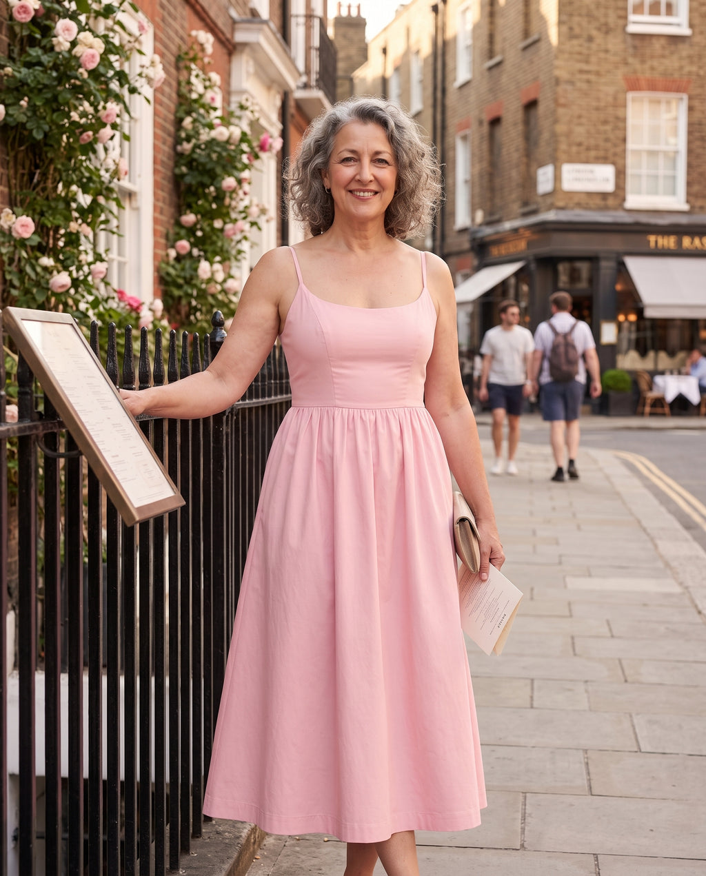 Rosanna | Strappy Scoop Neck Evening Dresses Midi — lifestyle
