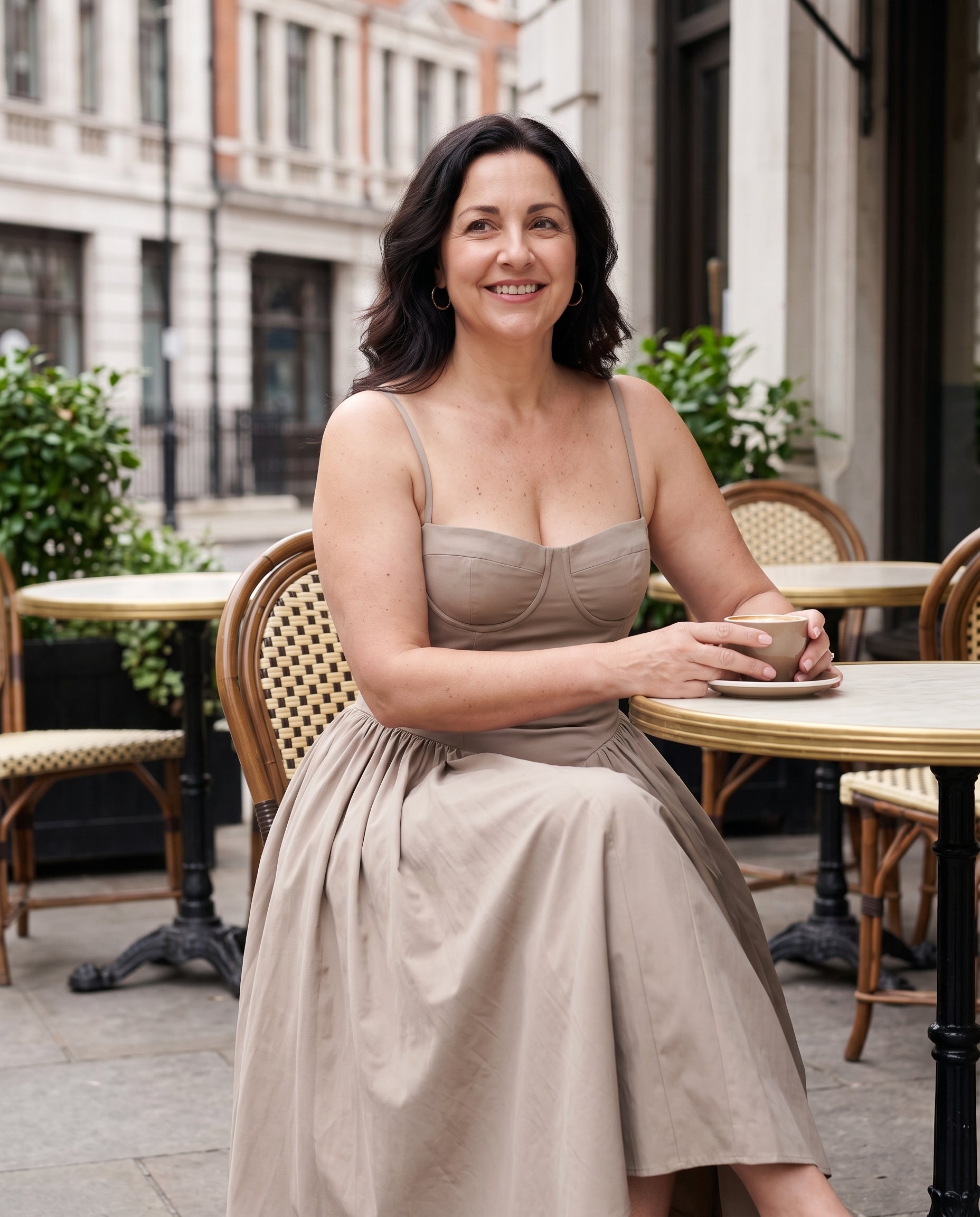 Ninon | Red Corset Dress Midi Underwired Sweetheart Neckline — lifestyle