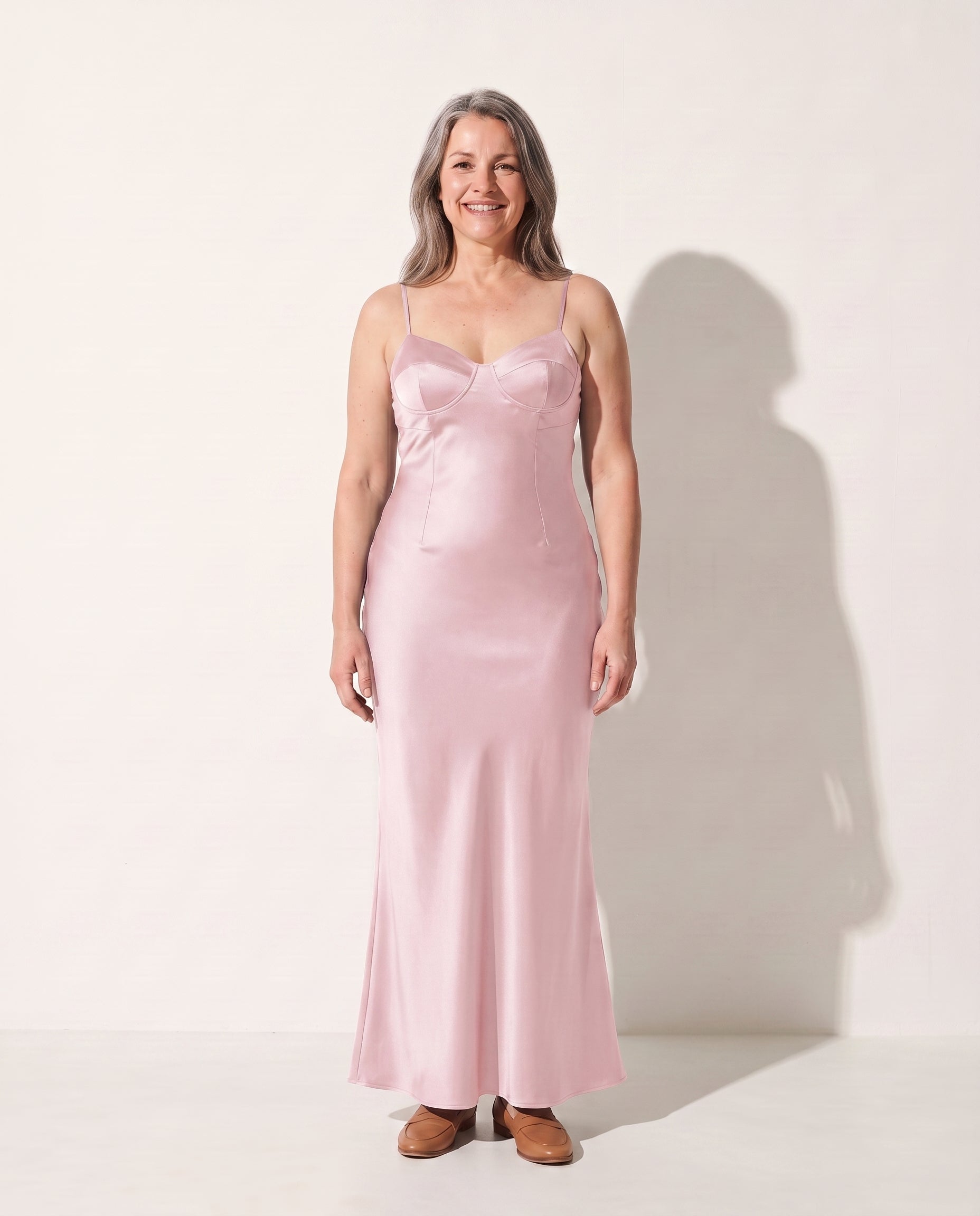 Odette | Ball Gown Wedding Dress Floor-Length Sweetheart — Pink
