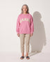 Pink with Cream Letters
