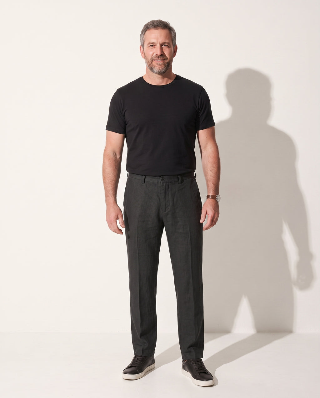 Killian | Mens Tailored Slim Pants Spring Summer Smart Casual — voorkant