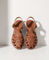 Georgiana | Boho Woven Fisherman Wedding Shoes Closed Toe Flats