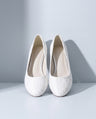 Henriette | Low Heel Lace Wedding Shoes In Five Timeless Shades