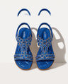 Coralie | Boho Embellished Flat Wedding Shoes – Jewelled Sandals