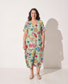 Camille | Long Sleeve Floral Midi Dress For Summer Days